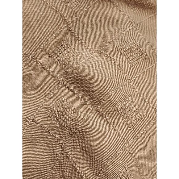 Camellia Cropped Button Up Blouse Womens Size S Lightweight Soft Beige Top Tan - Picture 4 of 4